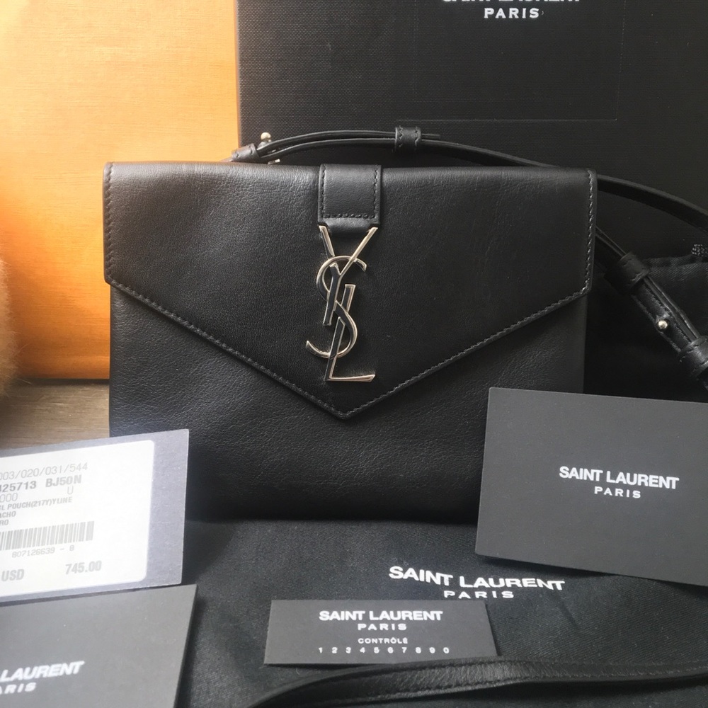 SOLD!! YSL Saint Laurent Small Pouch Crossbody